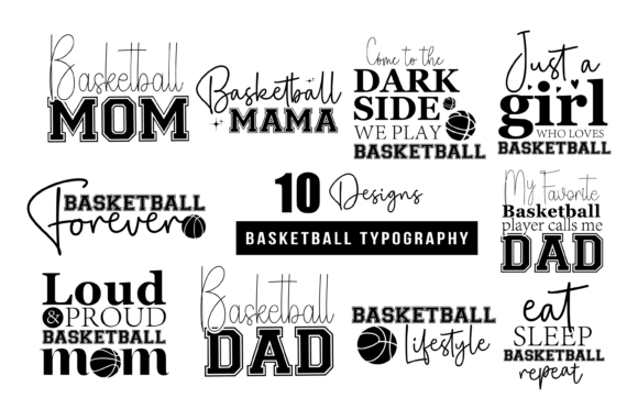 Basketball SVG Bundle Vol.01: Graphics & Crafts