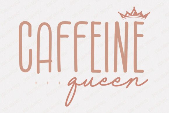 Caffeine Queen - Retro SVG