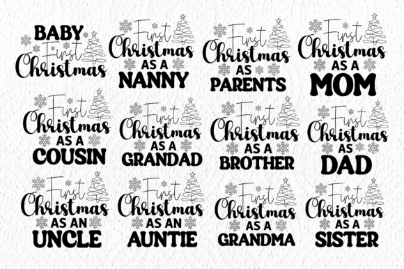 Family Christmas Svg Bundle: Graphics and Crafts for Branding