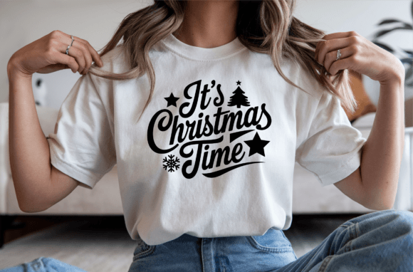 It's Christmas Time Svg T-shirt Design: Graphics and Crafts