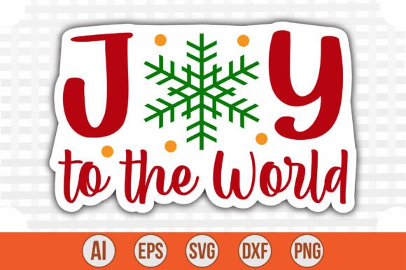 Joy to the World Sticker: Graphics and Crafts for Creative Publishing