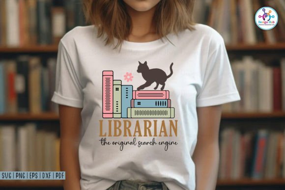 Librarian the Original Search Engine SVG: Graphics for Crafts and Content