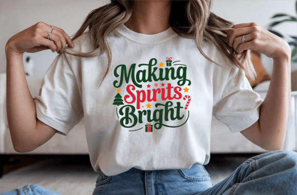 Making Spirits Bright Christmas Svg Graphics