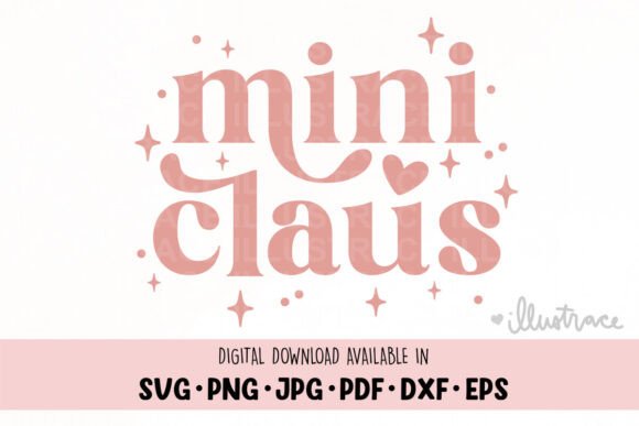 Mini Claus Svg, Christmas Svg Graphics
