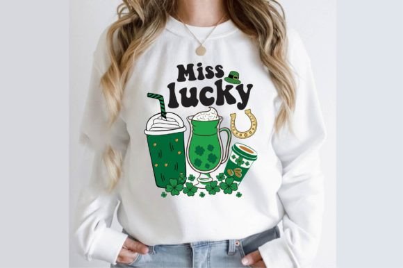 Miss Lucky Coffee St. Patrick’s Day SVG