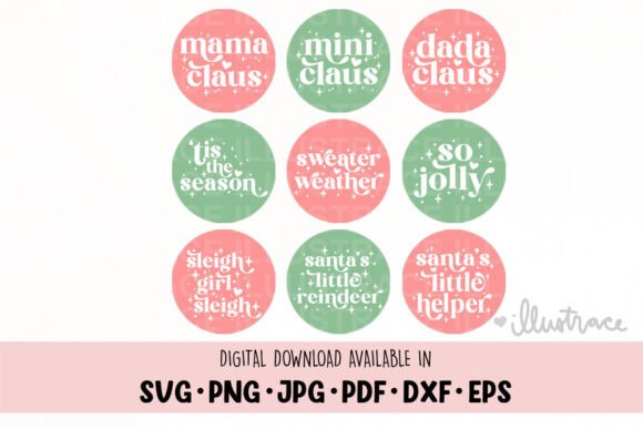 Retro Christmas Svg for Holiday Projects