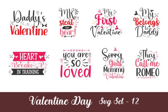 Valentine Day Quotes Svg Sublimation 12